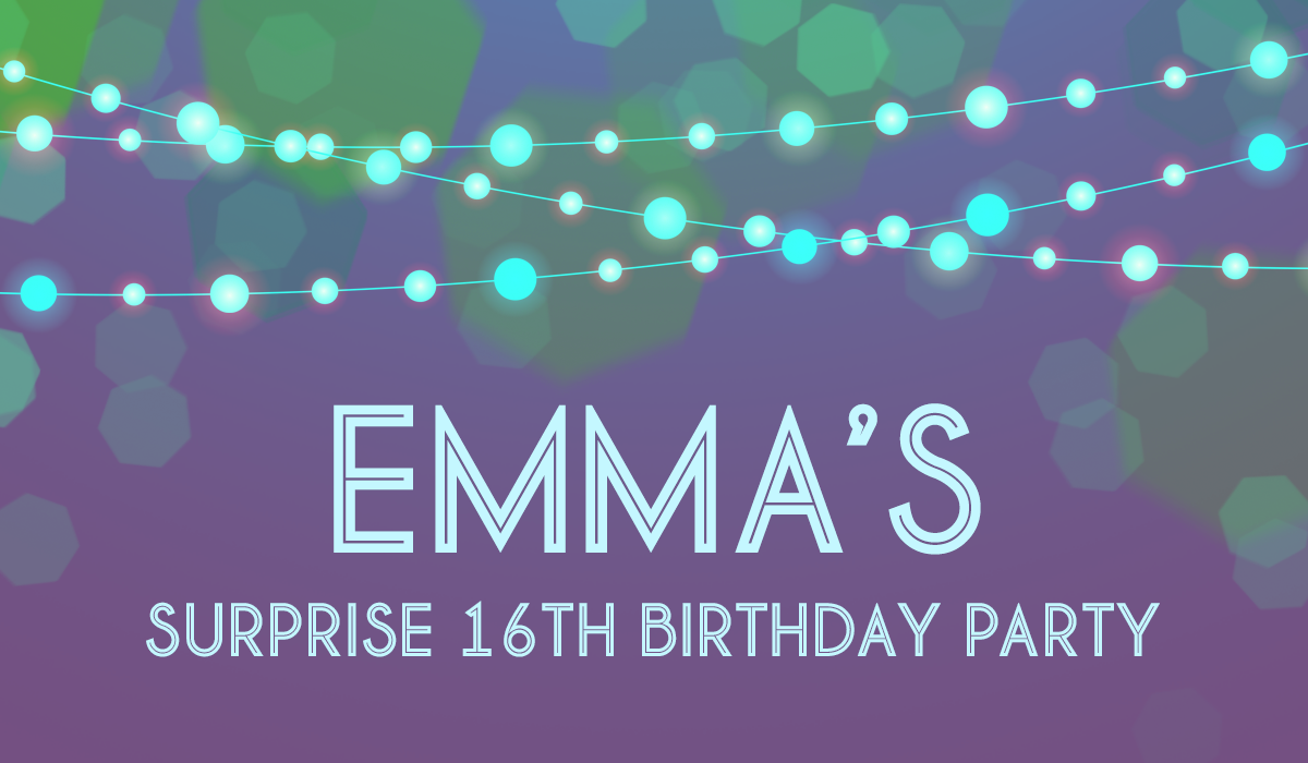 Birthday Invite Sample